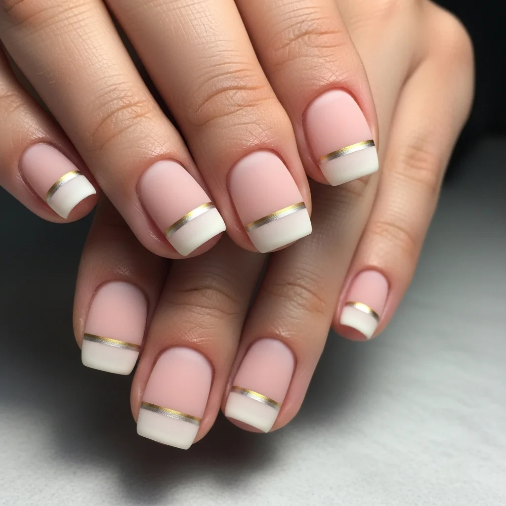 Minimal and classy nail designs in nude and soft tones